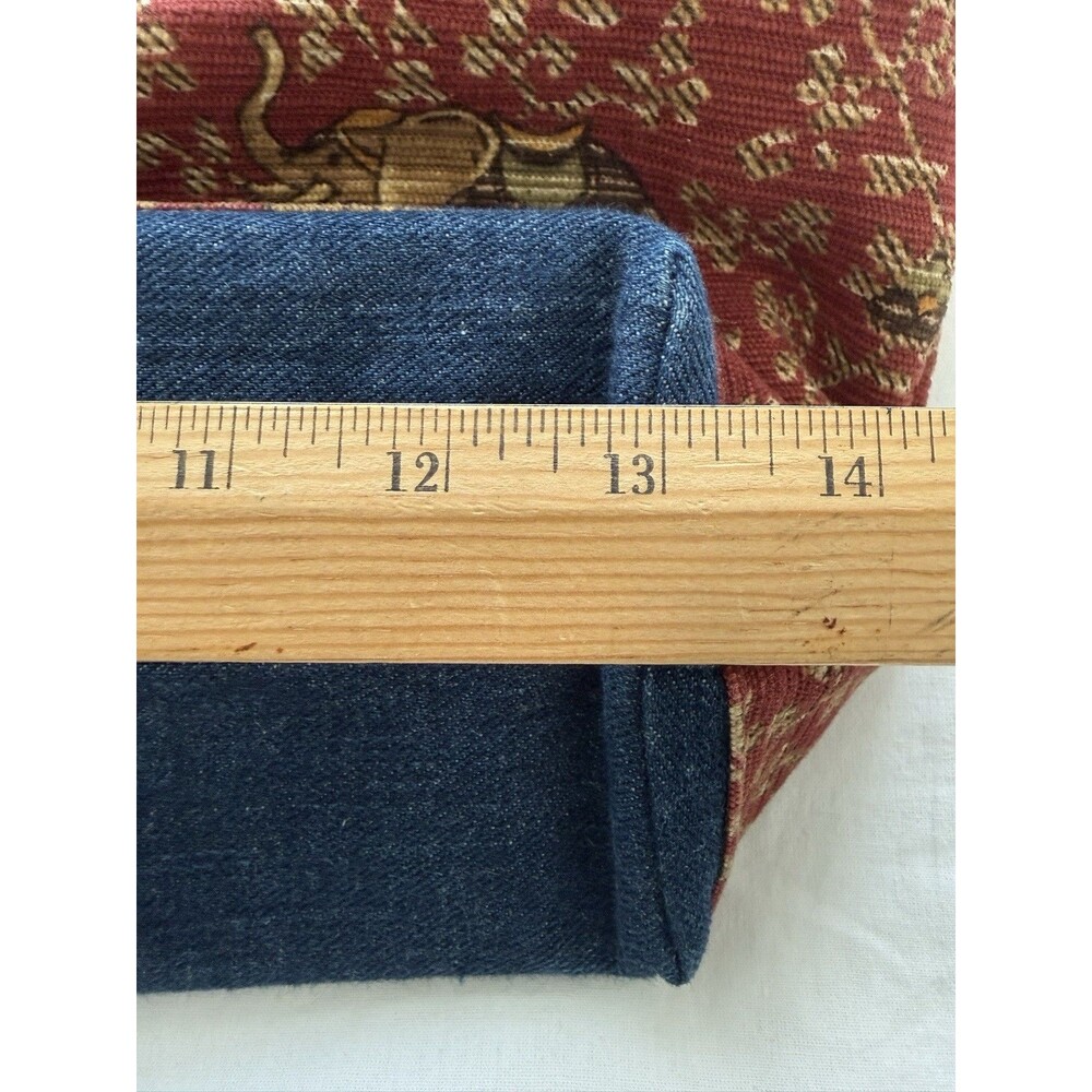 Boho Patchwork Tote Bag Fringe Leopard Elephant P… - image 8